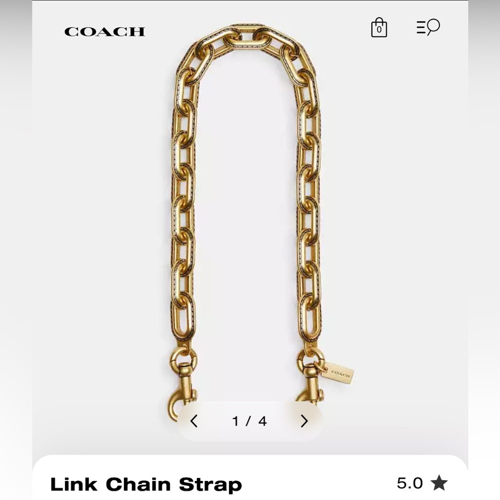 Coach Link Chain